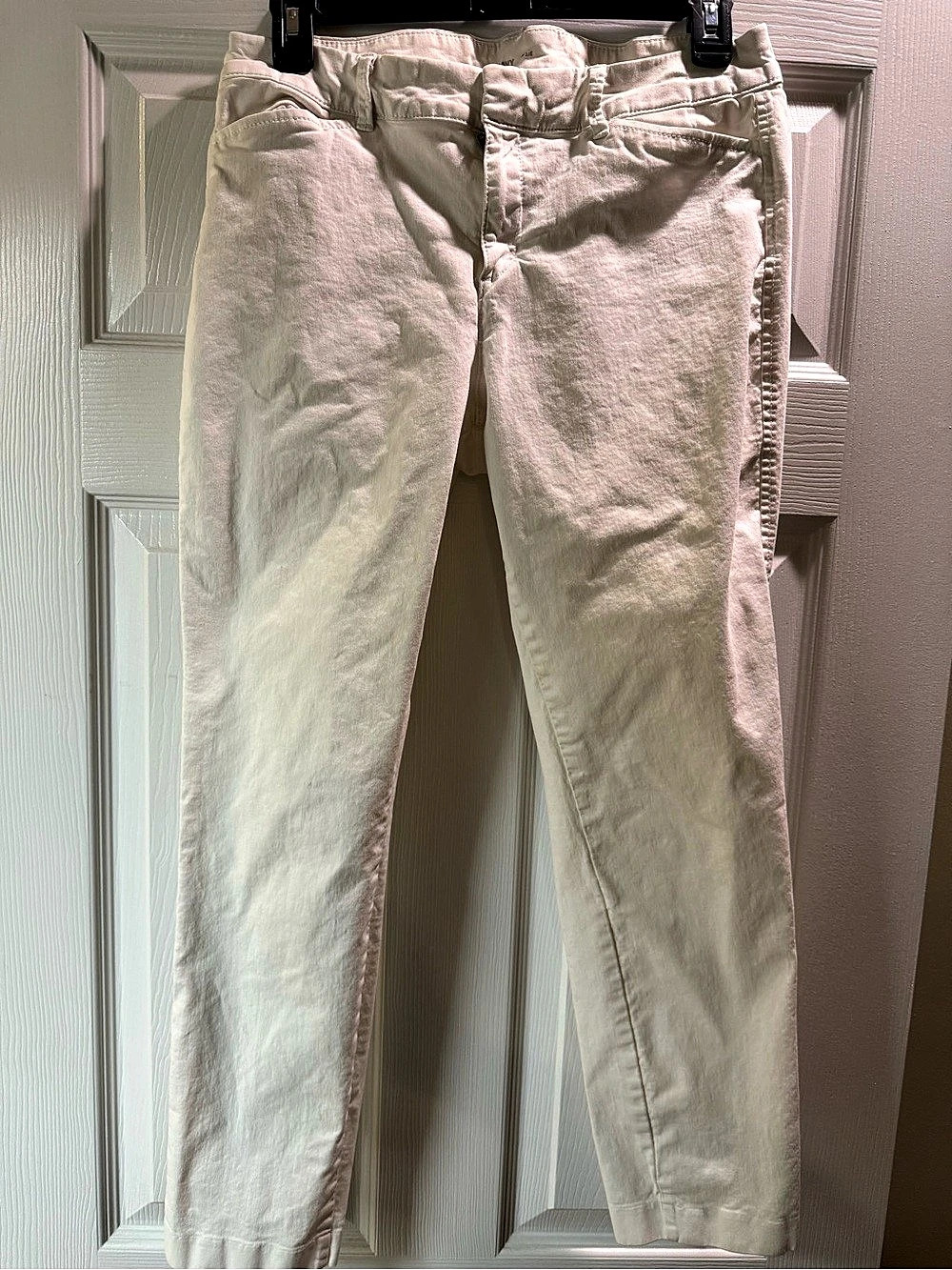 Old Navy Pixie Ankle Pants White Waist 8